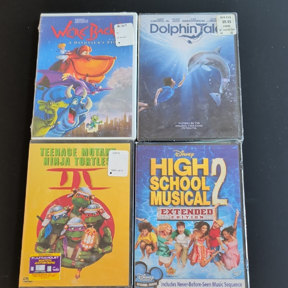 Disney High School Musical 2 DVD - Colorful Edition And 4 More Kids Movies (New)